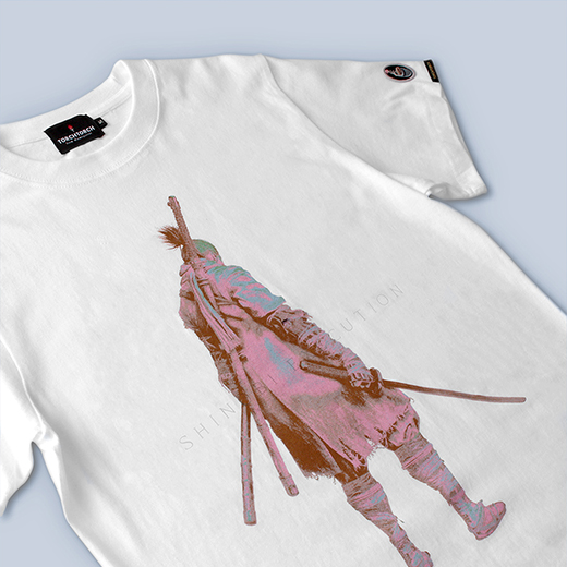 □隻狼 SEKIRO【 忍義手 】Tシャツ 白 サイズ：S 新品